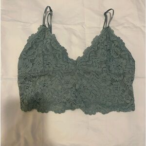 Zara blue lace tank size large